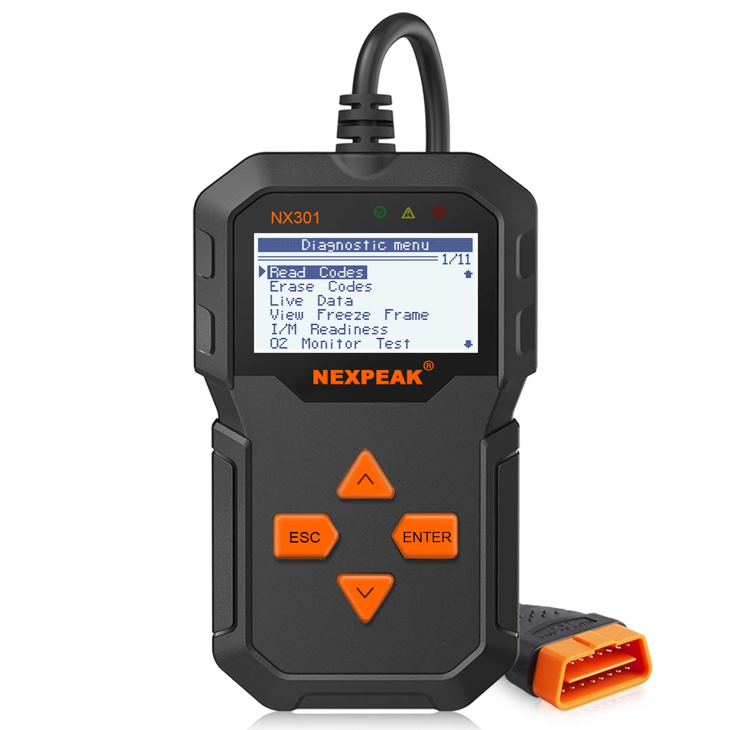 Amazon.com: NEXPEAK NX301 OBD2 Scanner, Enhanced Car Code Reader